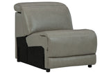 Correze Gray Armless Chair from Ashley - Luna Furniture