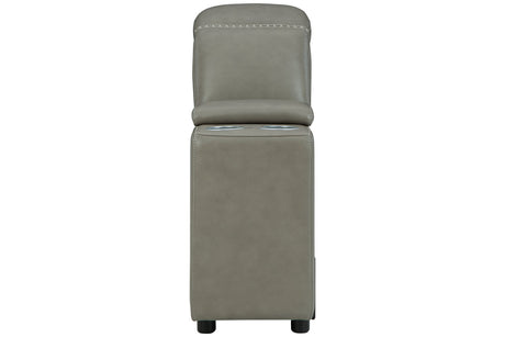 Correze Gray Console with Storage from Ashley - Luna Furniture