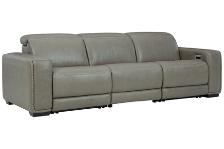 Correze Gray 3-Piece Power Reclining Sofa