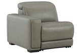 Correze Gray Left-Arm Facing Power Recliner from Ashley - Luna Furniture