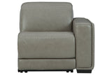 Correze Gray Right-Arm Facing Power Recliner from Ashley - Luna Furniture