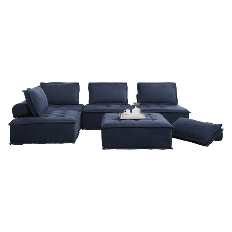 Ulrich Blue Modular 5-Piece Modular Sectional from Homelegance - Luna Furniture