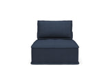 Ulrich Blue Modular Chair with Removable Bolster from Homelegance - Luna Furniture