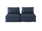 Ulrich Blue Modular Loveseat from Homelegance - Luna Furniture