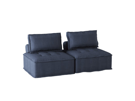 Ulrich Blue Modular Loveseat from Homelegance - Luna Furniture