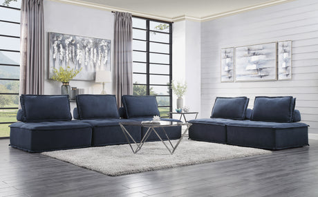 Ulrich Blue Modular Sofa from Homelegance - Luna Furniture
