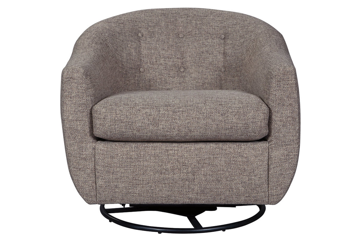 Upshur Taupe Accent Chair from Ashley - Luna Furniture