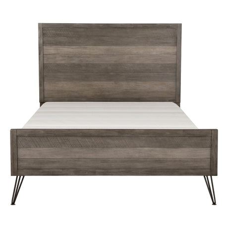 Urbanite Gray King Panel Bed from Homelegance - Luna Furniture