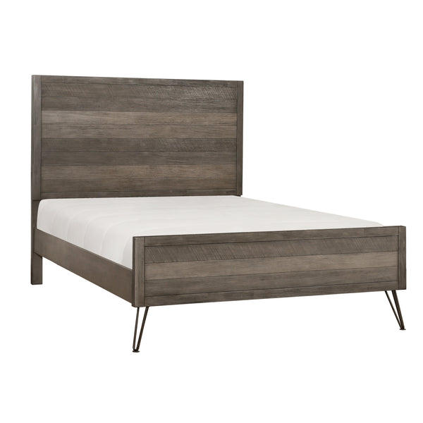 Urbanite Gray King Panel Bed