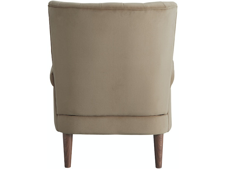 Urielle Brown Gray Velvet Accent Chair from Homelegance - Luna Furniture