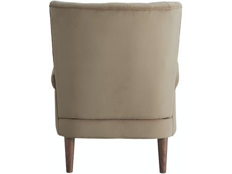 Urielle Brown Gray Velvet Accent Chair from Homelegance - Luna Furniture