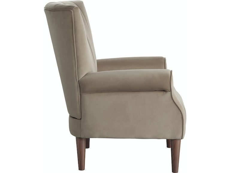 Urielle Brown Gray Velvet Accent Chair from Homelegance - Luna Furniture