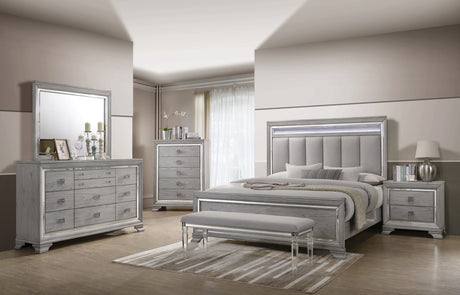 Vail Gray Bedroom Mirror (Mirror Only) from Crown Mark - Luna Furniture