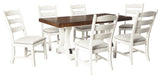 Valebeck Beige/White Rectangular Dining Set from Ashley - Luna Furniture
