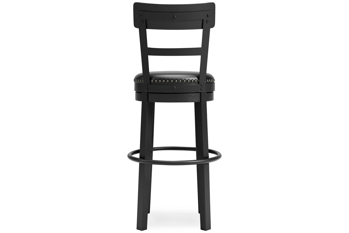 Valebeck Black Bar Height Barstool from Ashley - Luna Furniture
