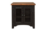 Valebeck Black/Brown End Table from Ashley - Luna Furniture