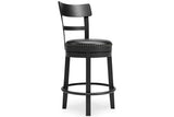 Valebeck Black Counter Height Barstool from Ashley - Luna Furniture