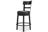 Valebeck Black Counter Height Barstool from Ashley - Luna Furniture