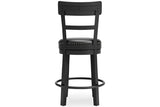 Valebeck Black Counter Height Barstool from Ashley - Luna Furniture