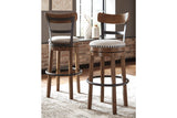 Valebeck Brown Bar Height Barstool from Ashley - Luna Furniture