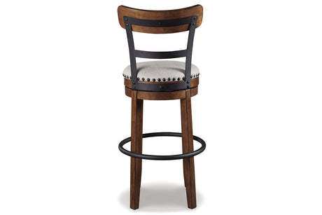 Valebeck Brown Bar Height Barstool from Ashley - Luna Furniture