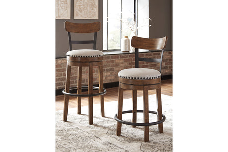 Valebeck Brown Bar Height Barstool from Ashley - Luna Furniture