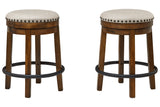 Valebeck Brown/Black Counter Height Stool from Ashley - Luna Furniture