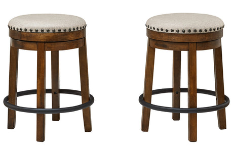 Valebeck Brown/Black Counter Height Stool from Ashley - Luna Furniture