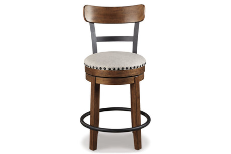 Valebeck Brown Counter Height Barstool from Ashley - Luna Furniture