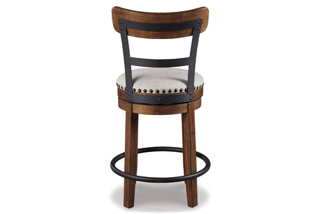 Valebeck Brown Counter Height Barstool from Ashley - Luna Furniture