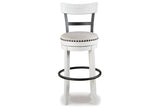 Valebeck White Bar Height Barstool from Ashley - Luna Furniture
