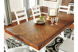 Valebeck White/Brown Dining Table from Ashley - Luna Furniture