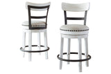 Valebeck White Counter Height Barstool from Ashley - Luna Furniture