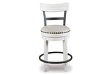 Valebeck White Counter Height Barstool from Ashley - Luna Furniture