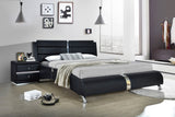 Vegas Black King Platform Bed from Happy Homes - Luna Furniture
