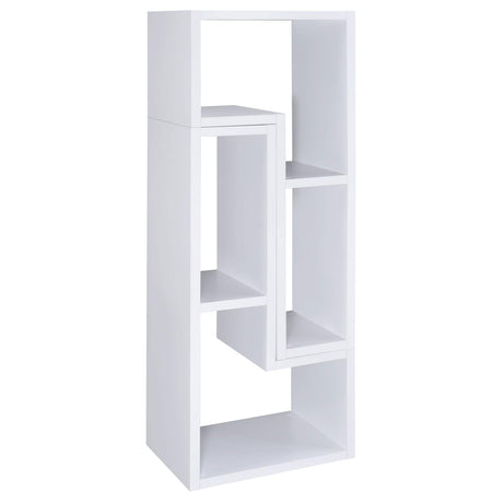Velma White Convertible TV Console/Bookcase from Coaster - Luna Furniture