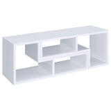 Velma White Convertible TV Console/Bookcase from Coaster - Luna Furniture