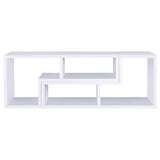 Velma White Convertible TV Console/Bookcase from Coaster - Luna Furniture