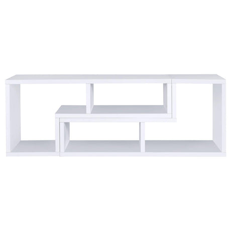 Velma White Convertible TV Console/Bookcase from Coaster - Luna Furniture