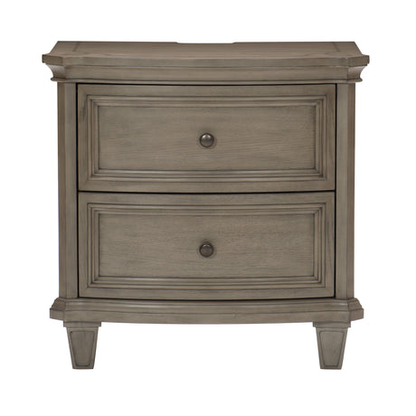 Vermillion Gray Cashmere Nightstand from Homelegance - Luna Furniture