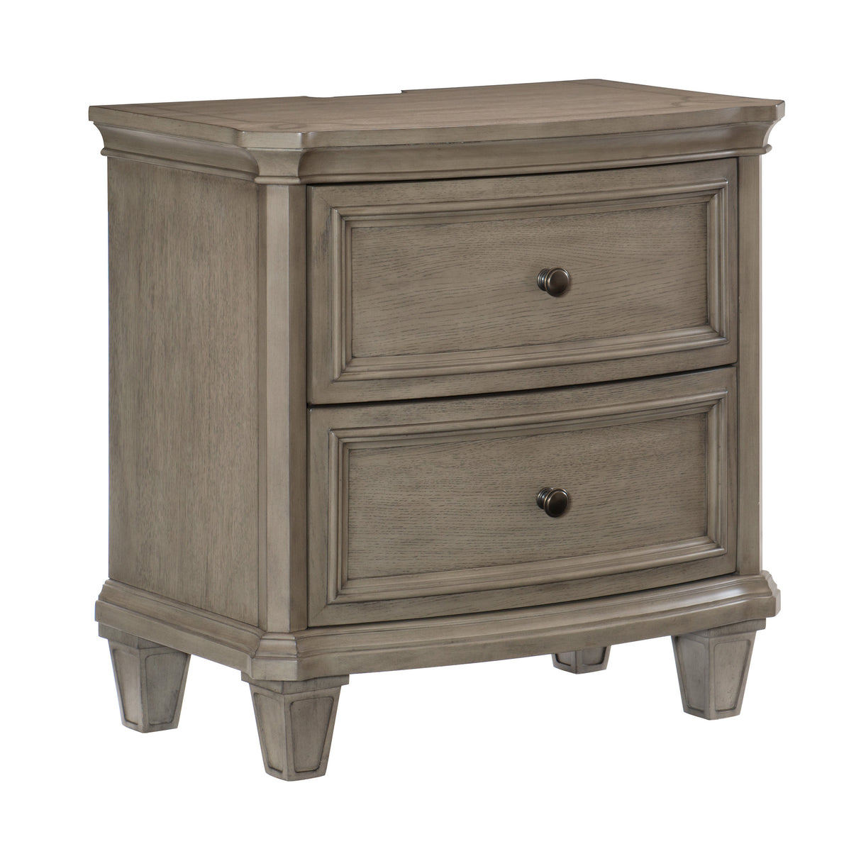 Vermillion Gray Cashmere Nightstand from Homelegance - Luna Furniture