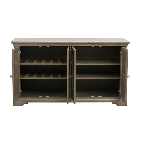 Vermillion Gray Cashmere Server from Homelegance - Luna Furniture