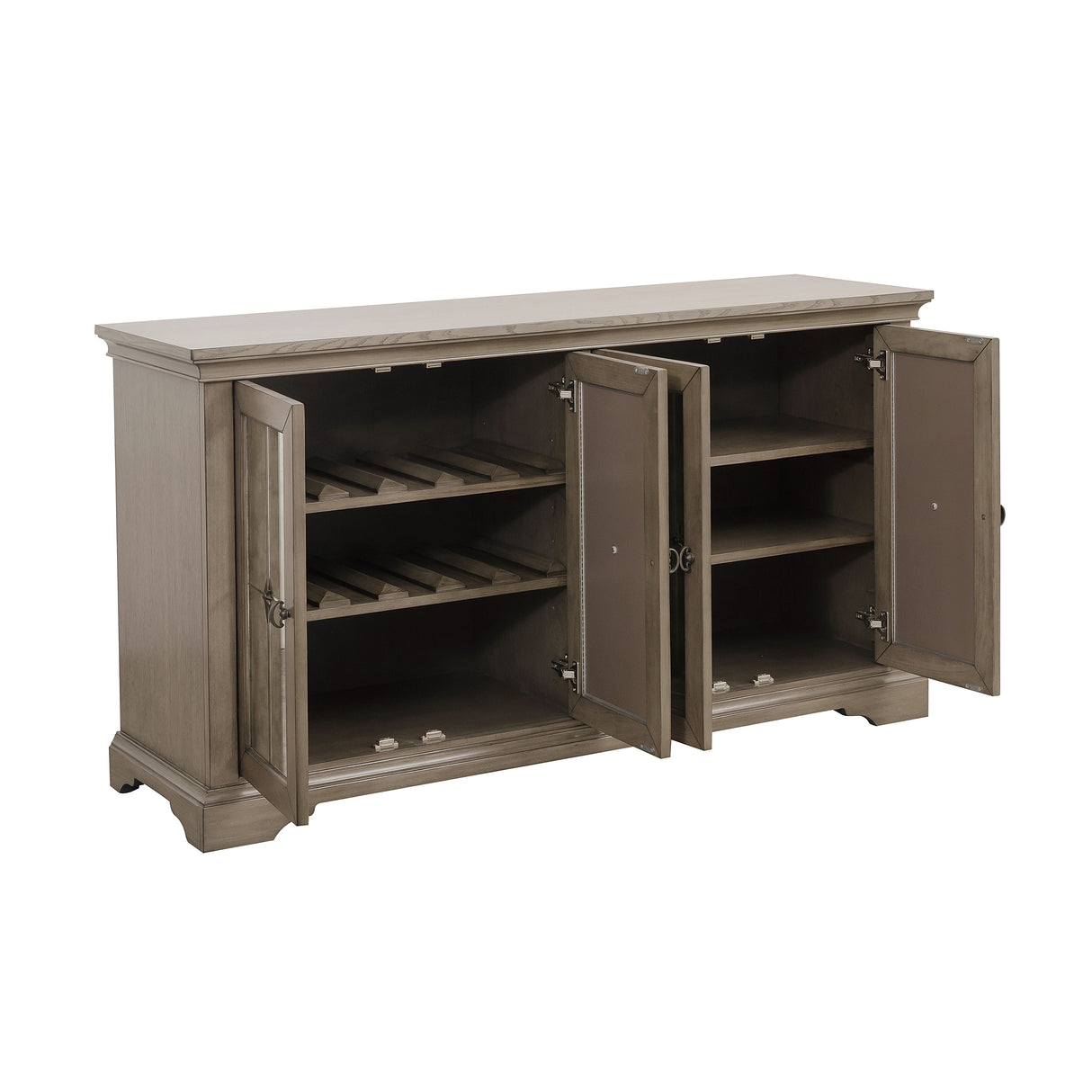 Vermillion Gray Cashmere Server from Homelegance - Luna Furniture