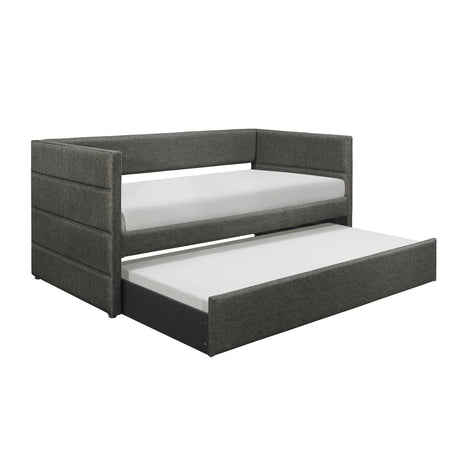 Vining Dark Gray Daybed with Trundle from Homelegance - Luna Furniture