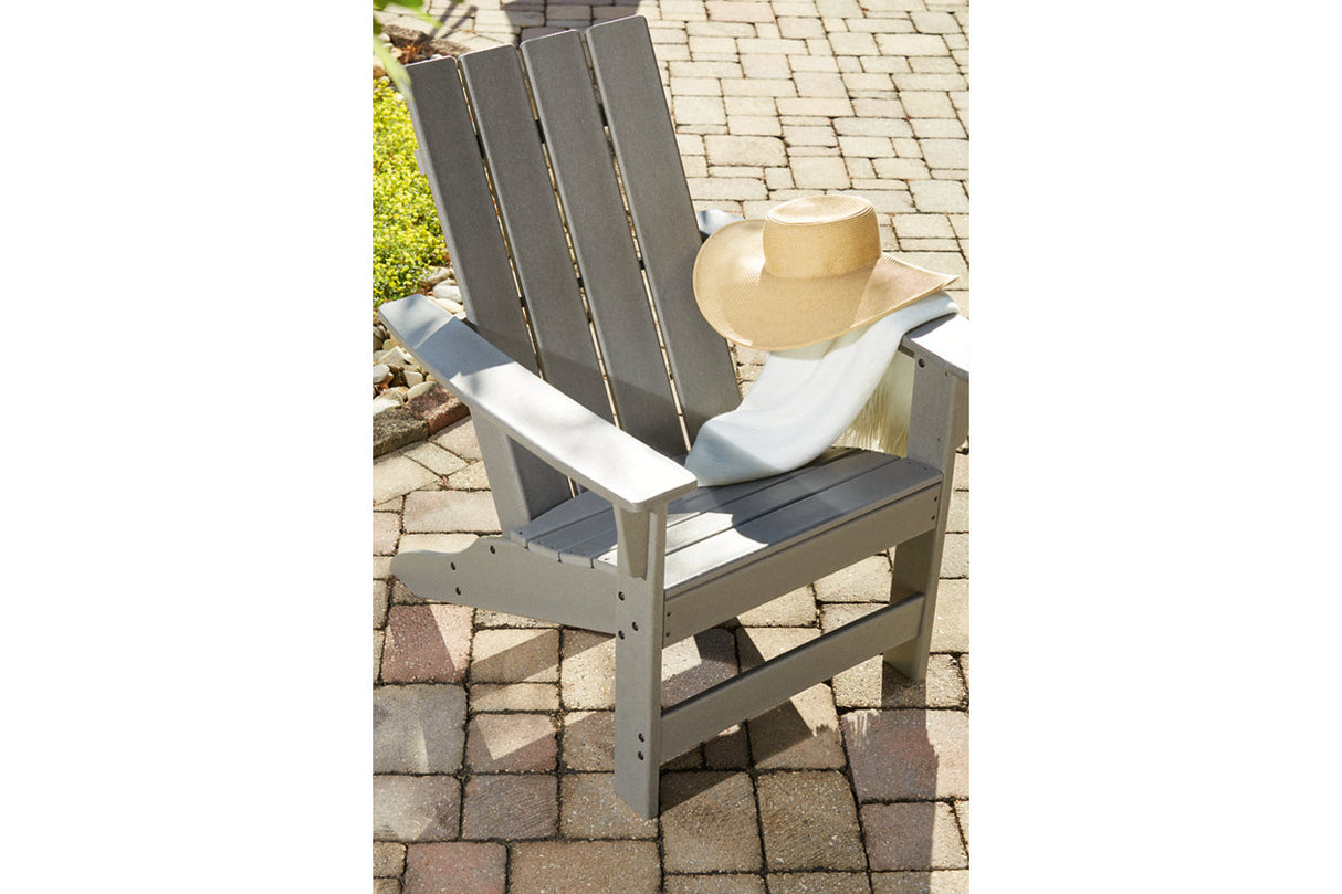 Visola Gray Adirondack Chair from Ashley Furniture - Luna Furniture