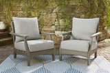 Visola Gray Lounge Chair with Cushion from Ashley - Luna Furniture