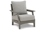 Visola Gray Lounge Chair with Cushion from Ashley - Luna Furniture