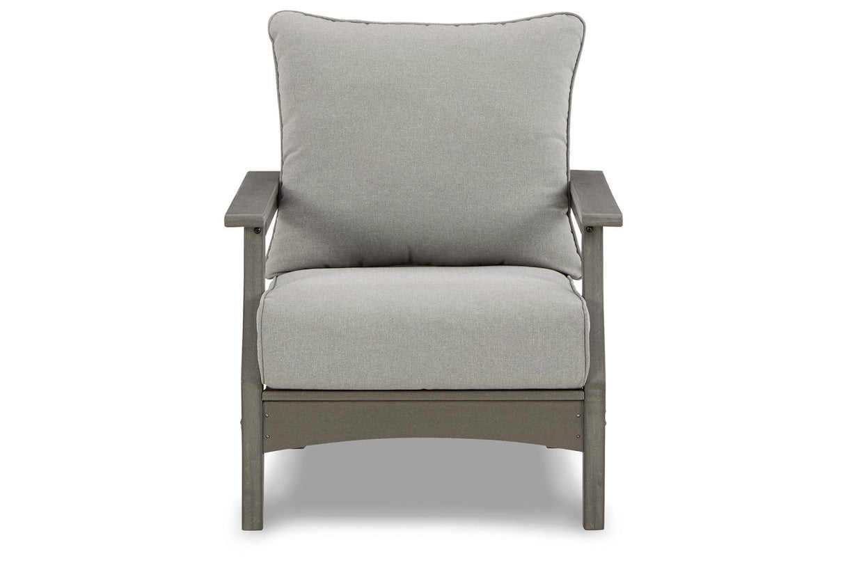 Visola Gray Lounge Chair with Cushion from Ashley - Luna Furniture