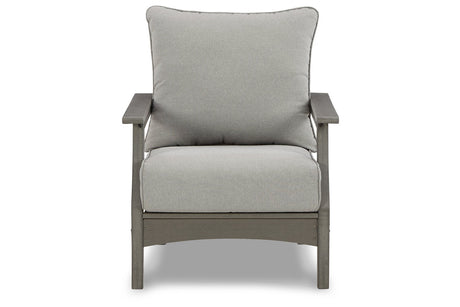 Visola Gray Lounge Chair with Cushion from Ashley - Luna Furniture