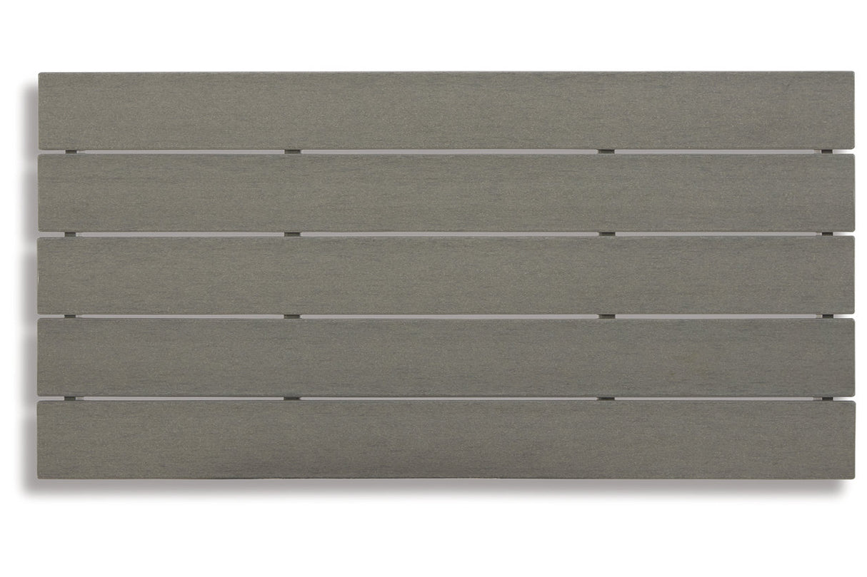 Visola Gray Outdoor Coffee Table from Ashley - Luna Furniture